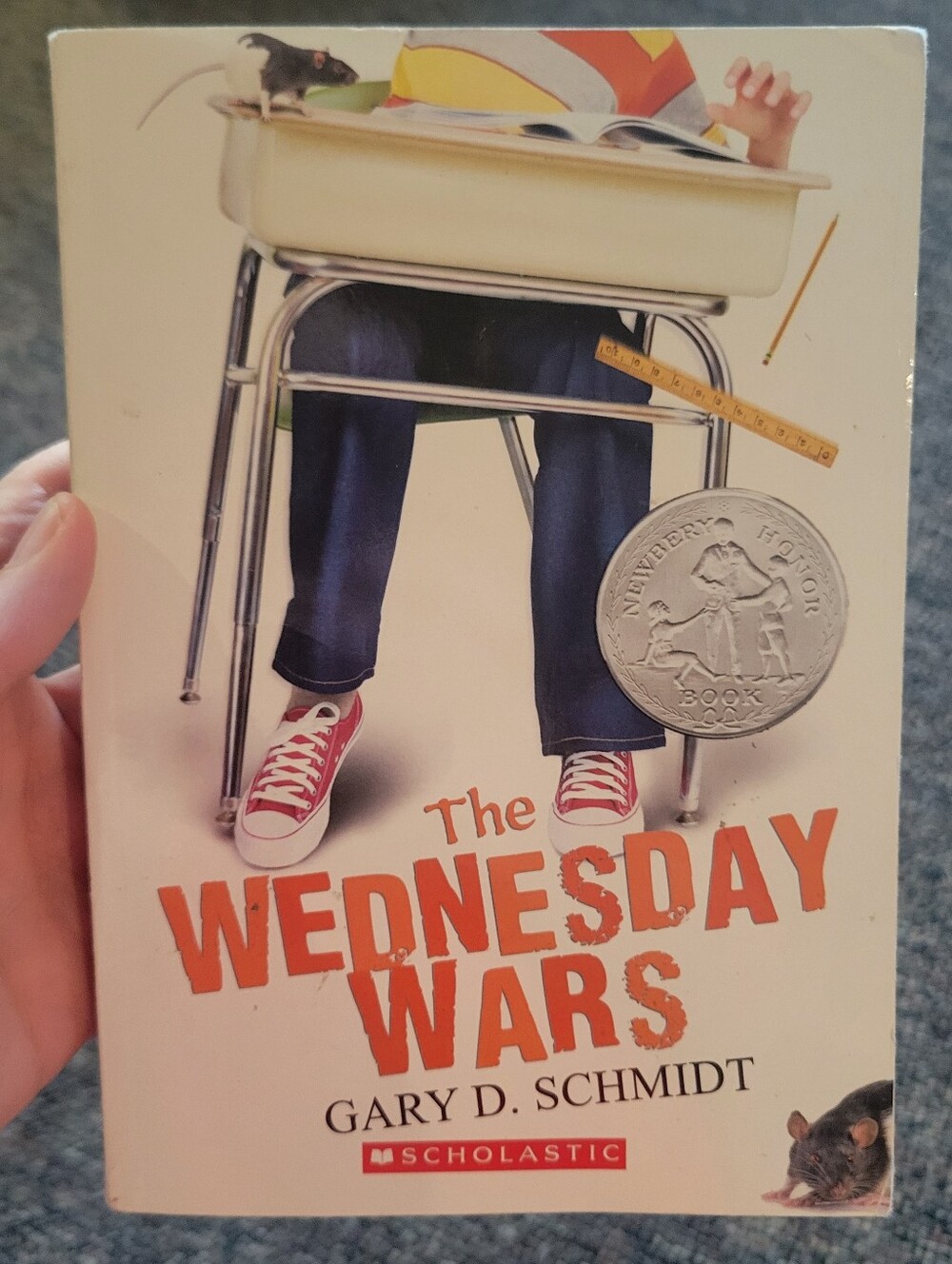 🔥5/$20 Scholastic Wednesday Wars By Gary D. Schmidt Book